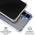Silver Carbon Fiber Specialty Texture Material Galaxy S25 Clear Case